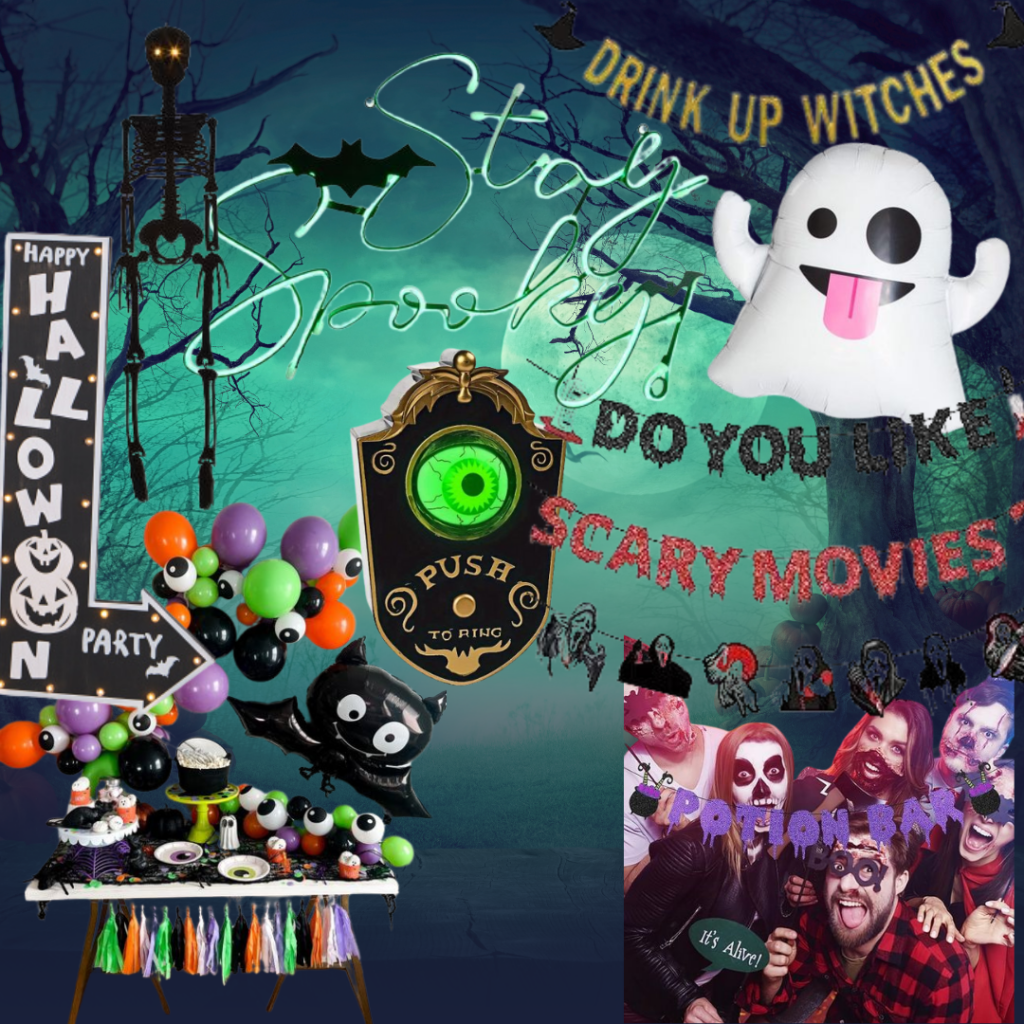 Halloween party décor