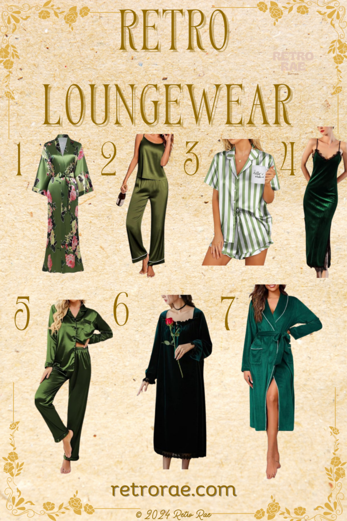vintage-inspired loungewear