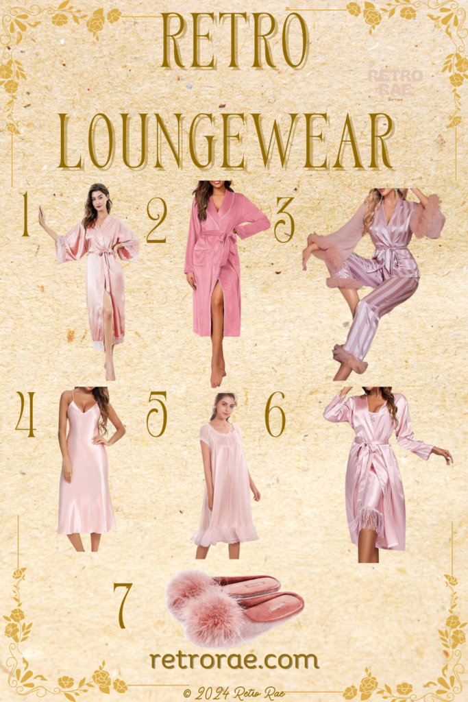 vintage-inspired loungewear