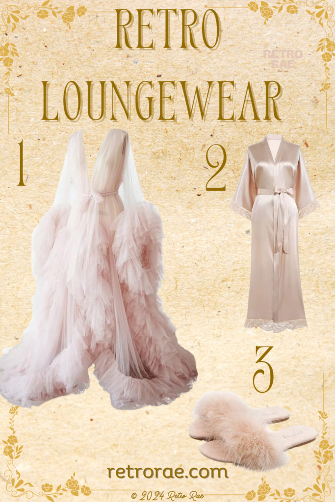 vintage-inspired loungewear