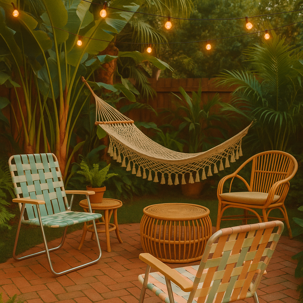 1960s backyard oasis
